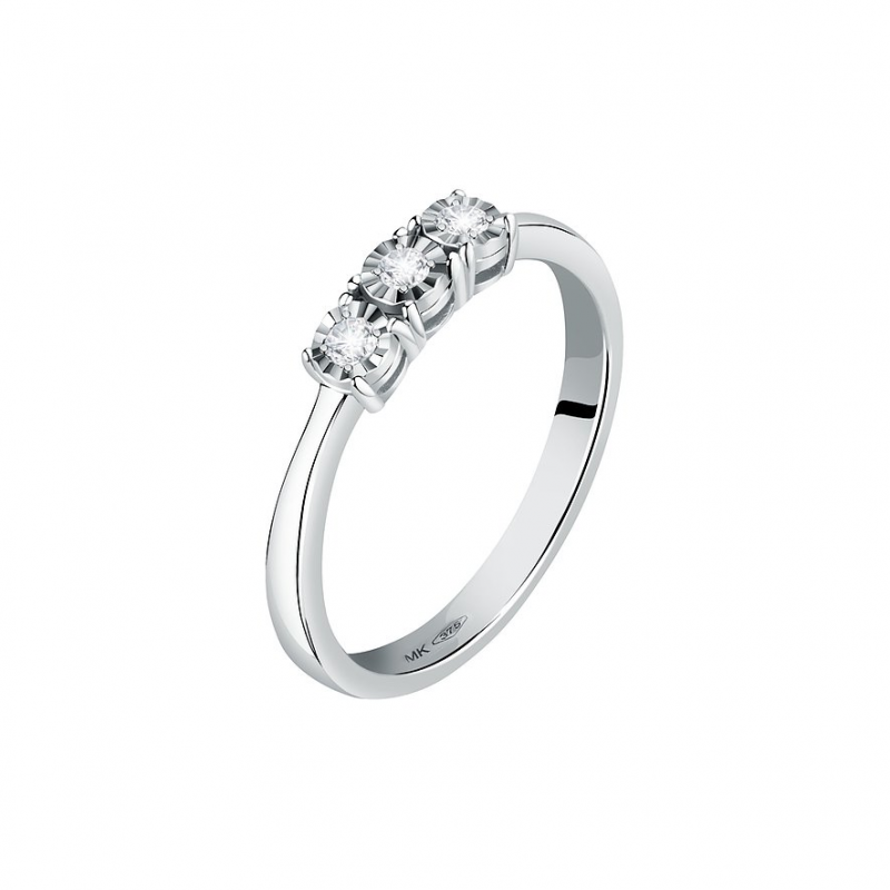 Valeria Damenring 89114926 375er Weißgold – Bild 1 von 3