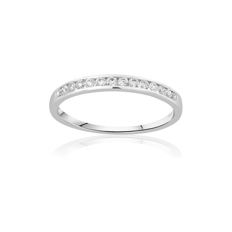 Valeria Damenring 89122554 585er Weißgold – Bild 1 von 2
