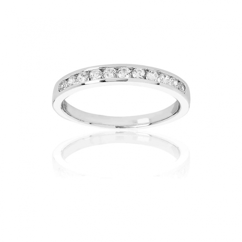 Valeria Damenring 89122635 585er Weißgold – Bild 1 von 2