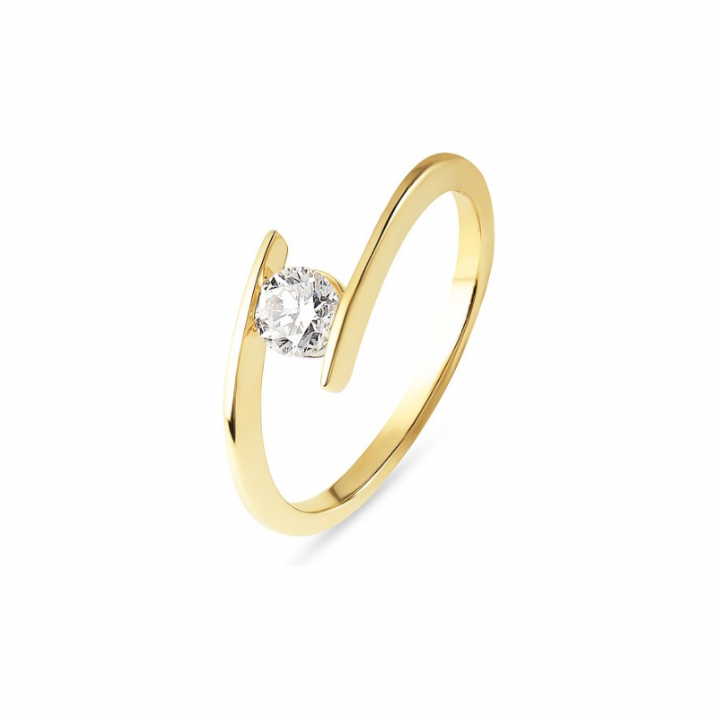 Valeria Damenring 89129389 585er Gelbgold