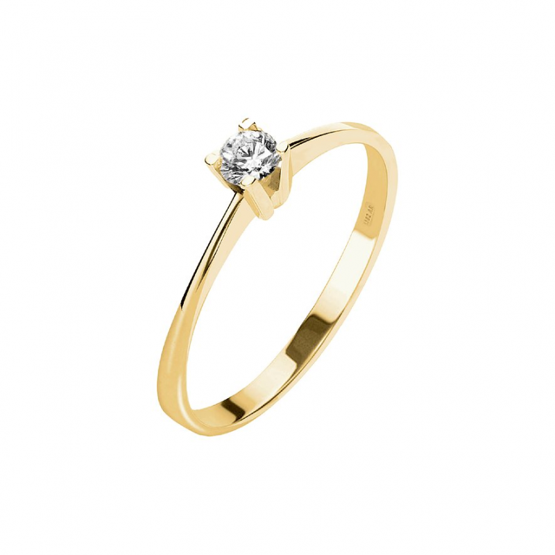 Valeria Damenring 89129672 585er Gelbgold
