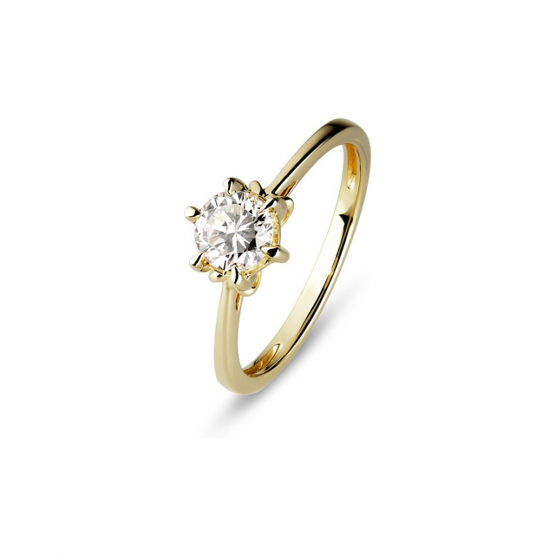 Valeria Damenring 89129931 585er Gelbgold