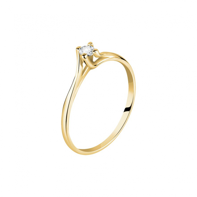 Valeria Damenring 89130662 585er Gelbgold