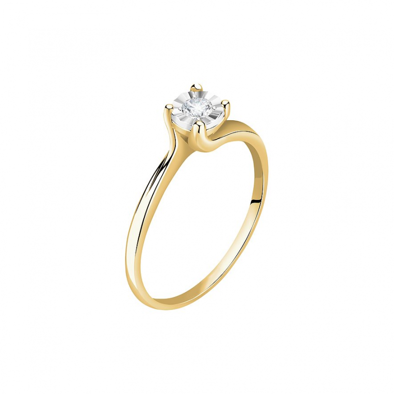 Valeria Damenring 89130735 585er Gelbgold