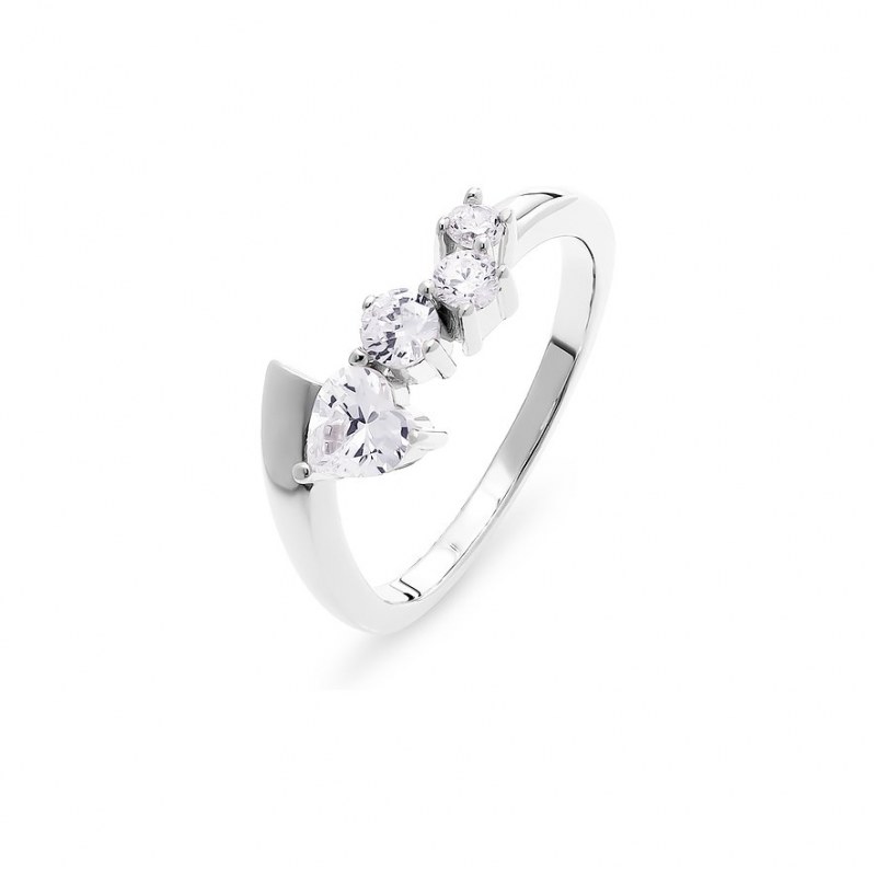 JETTE Damenring METEOR 89137748 925er Silber, recycelt – Bild 1 von 3