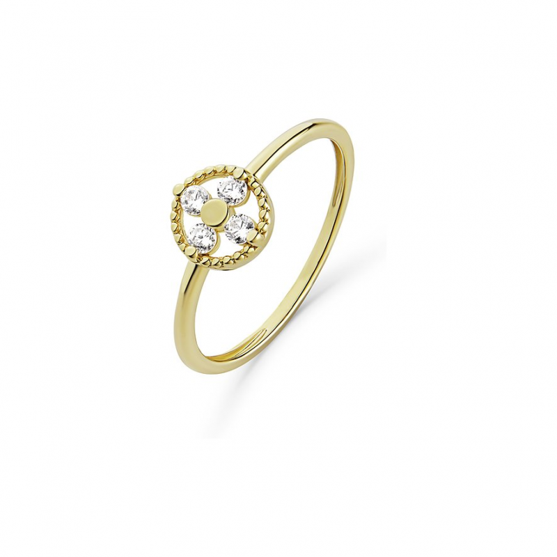 Valeria Damenring 89162653 375er Gelbgold