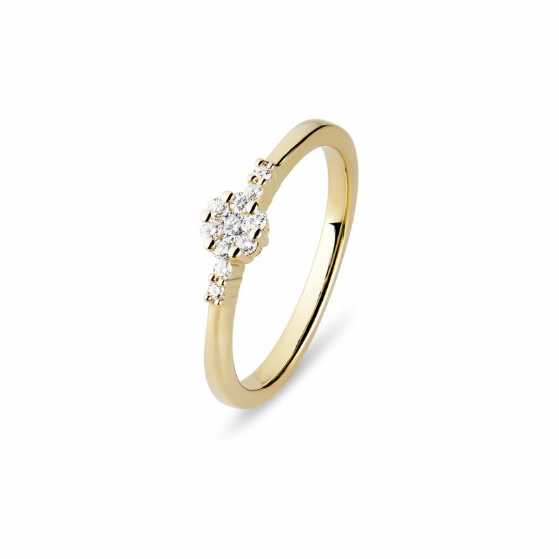 Valeria Damenring 89165784 585er Weißgold