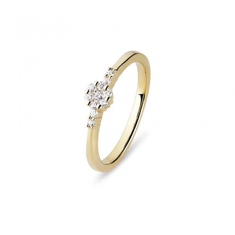 Valeria Damenring 89165776 585er Gelbgold