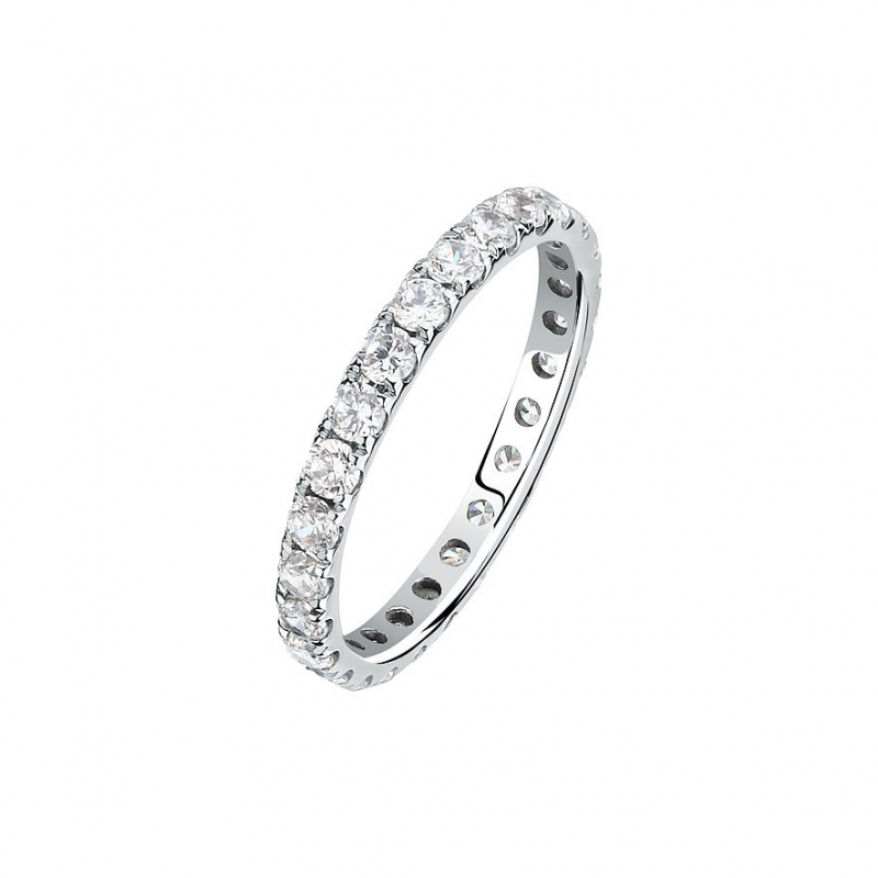 Live Diamond Damenring LDW117223016 375er Weißgold, recycelt – Bild 1 von 3