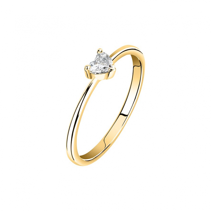 Live Diamond Damenring LDY015228016 375er Gelbgold, recycelt – Bild 1 von 3