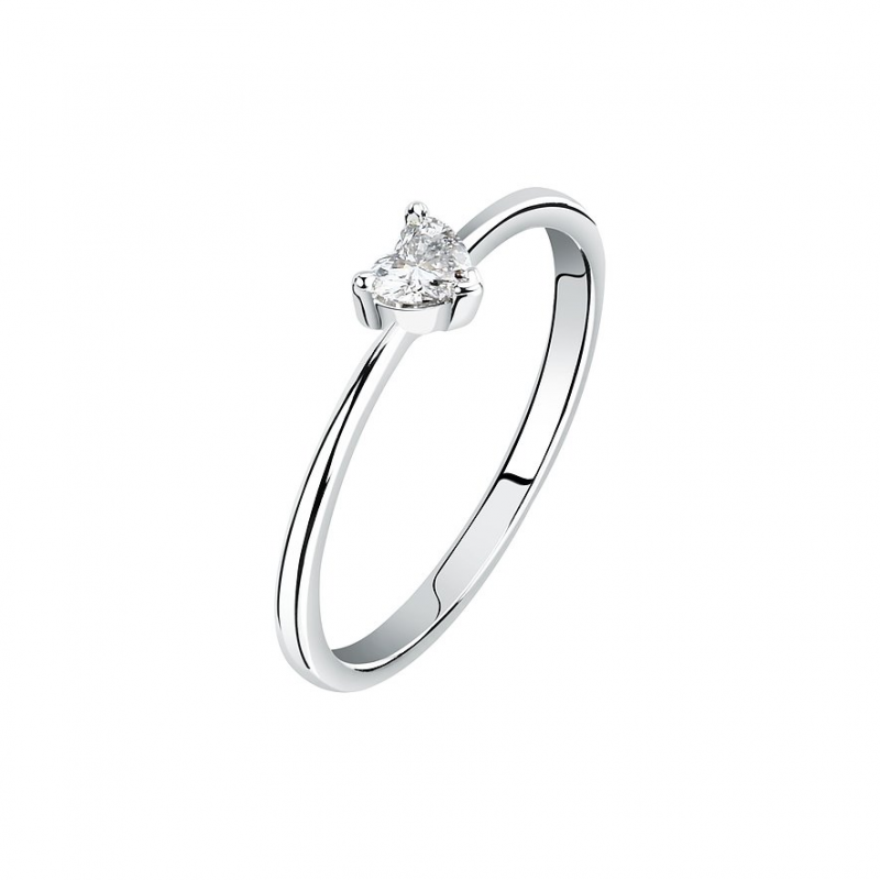 Live Diamond Damenring LDW015229014 375er Weißgold, recycelt – Bild 1 von 3