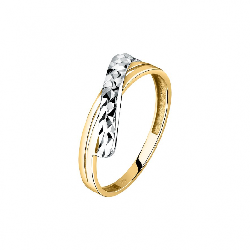 Valeria Damenring 89192509 585er Gelbgold, 585er Weißgold – Bild 1 von 3
