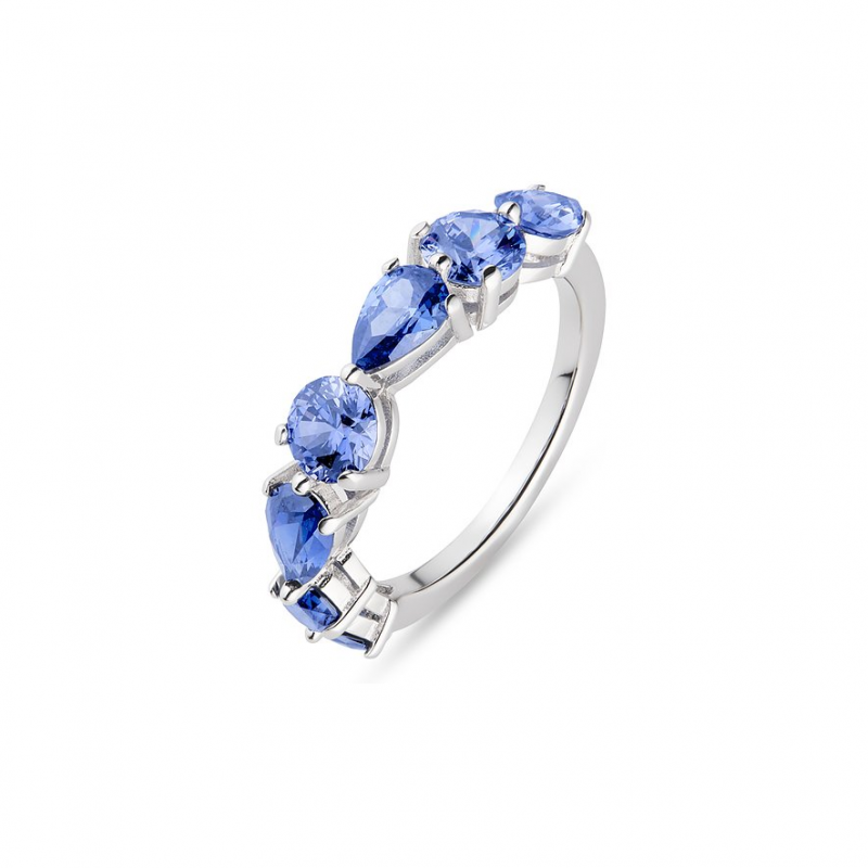 JETTE Damenring CASCADE 89193486 925er Silber, recycelt