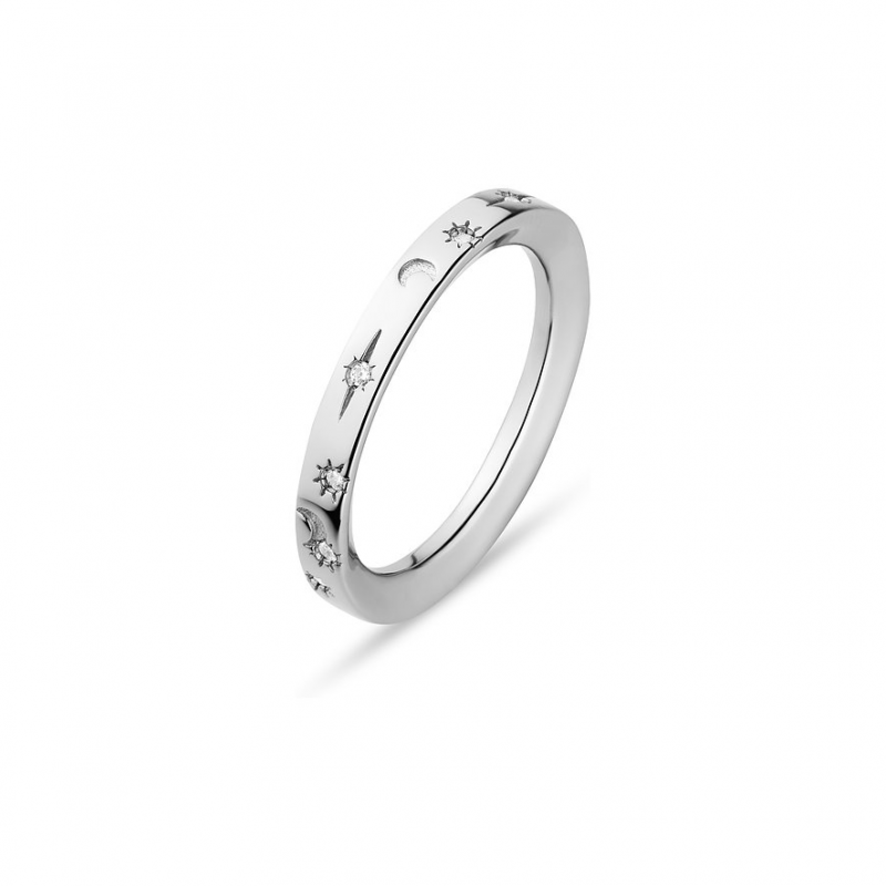 JETTE Damenring STARDUST 89193504 925er Silber, recycelt
