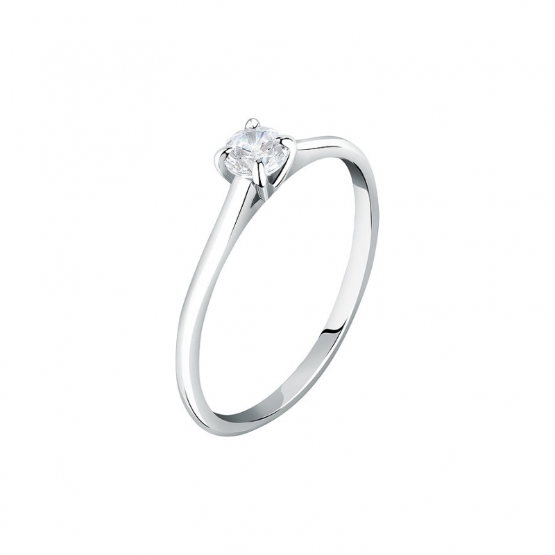 Live Diamond Damenring LDW020132014 375er Weißgold, recycelt
