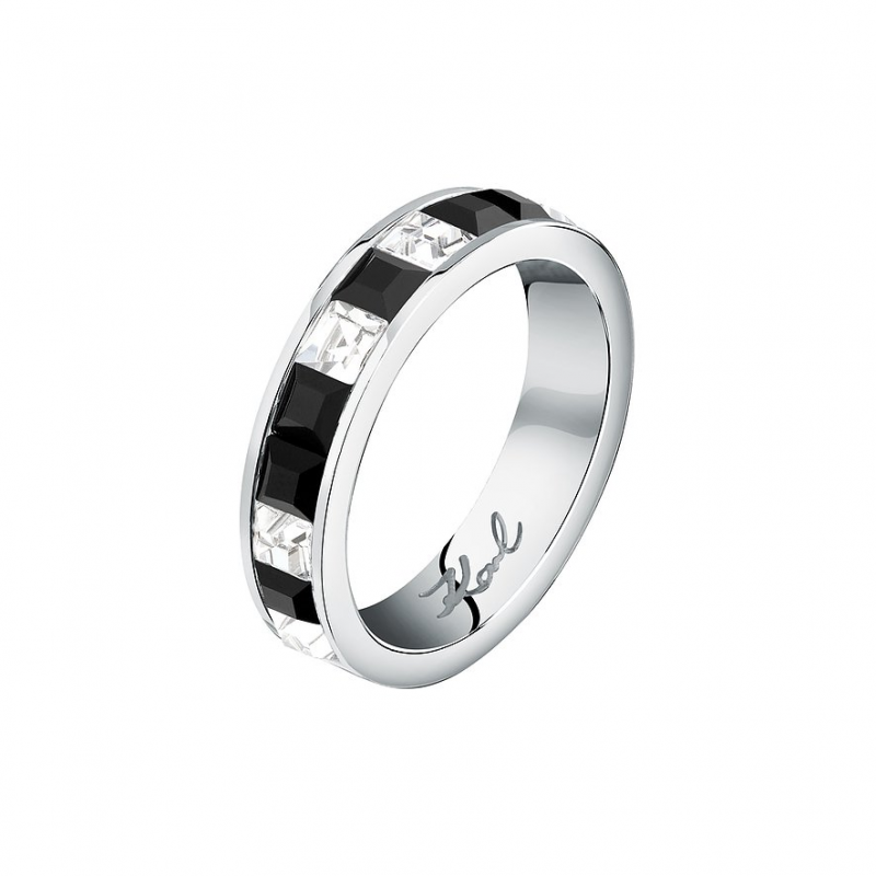 Karl Lagerfeld Damenring KLAYC49018 Edelstahl – Bild 1 von 3
