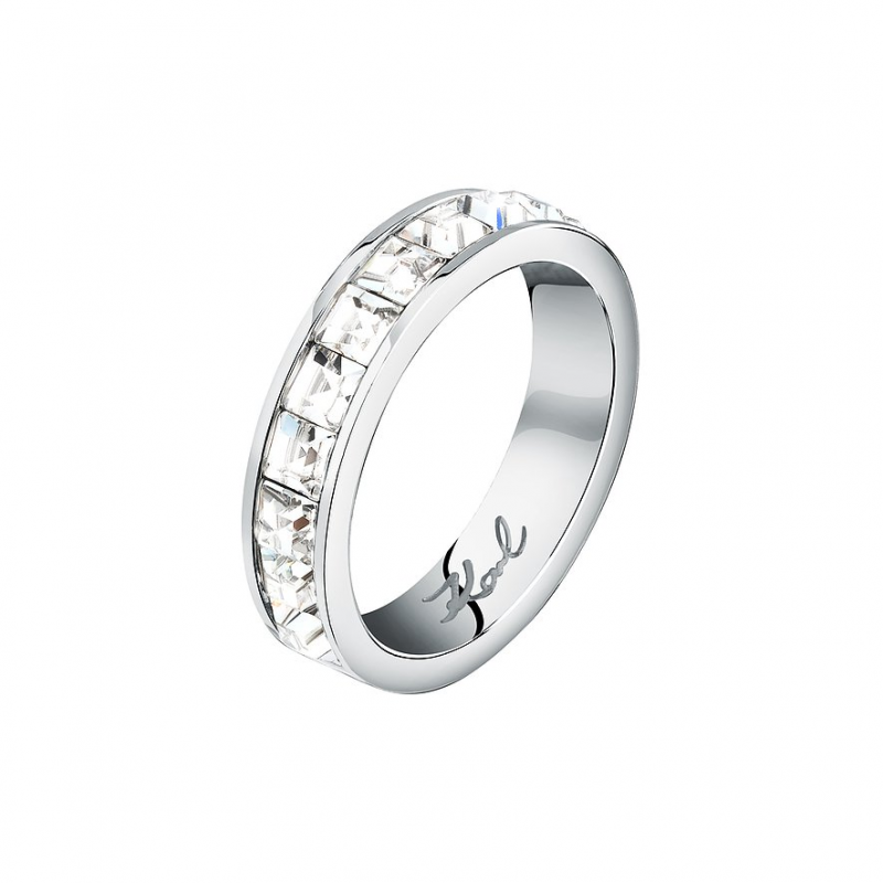 Karl Lagerfeld Damenring KLAYC51016 Edelstahl – Bild 1 von 3