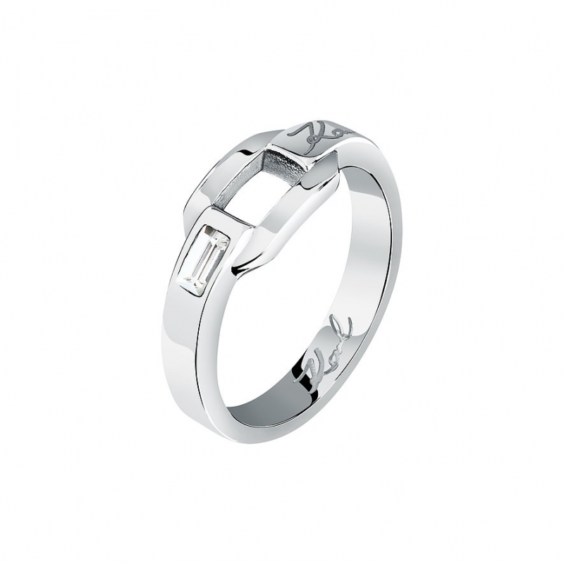 Karl Lagerfeld Damenring KLAYC54018 Edelstahl – Bild 1 von 3