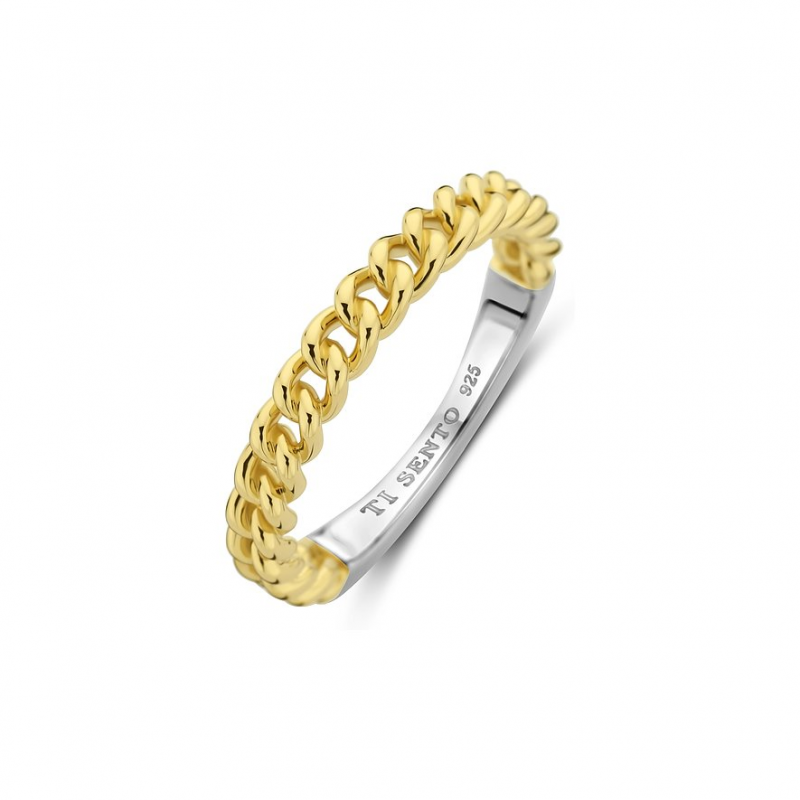 Ti Sento - Milano Damenring 12341SY/52 925er Silber – Bild 1 von 2