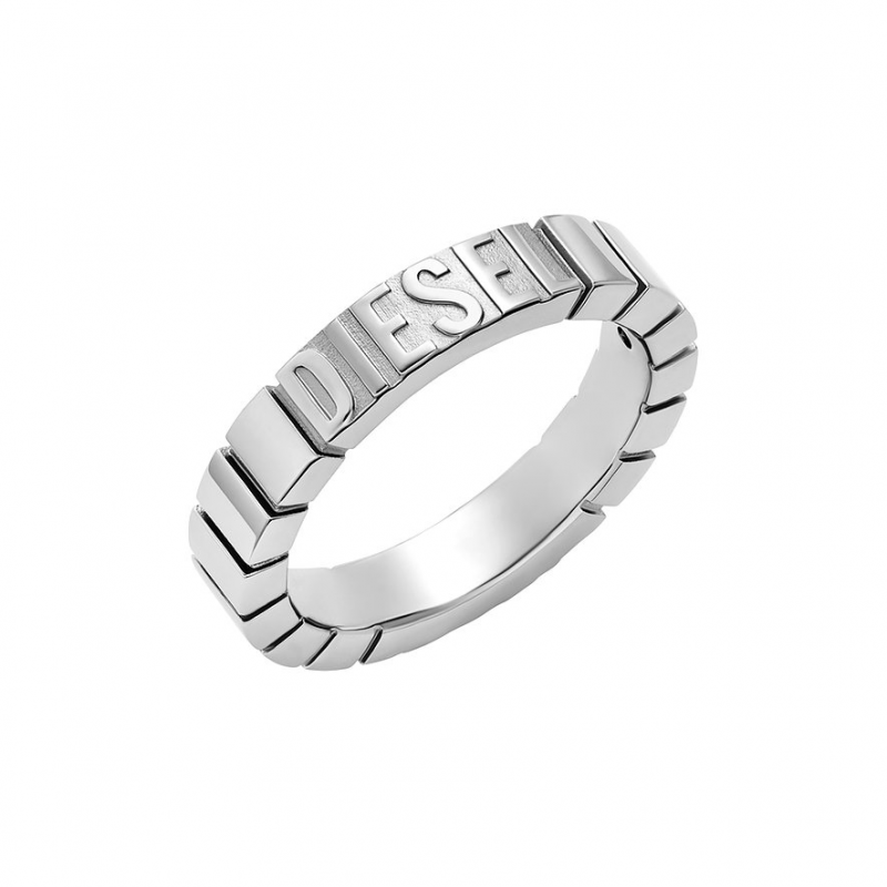 Diesel Damenring DIESEL FONT DX1591040 Edelstahl