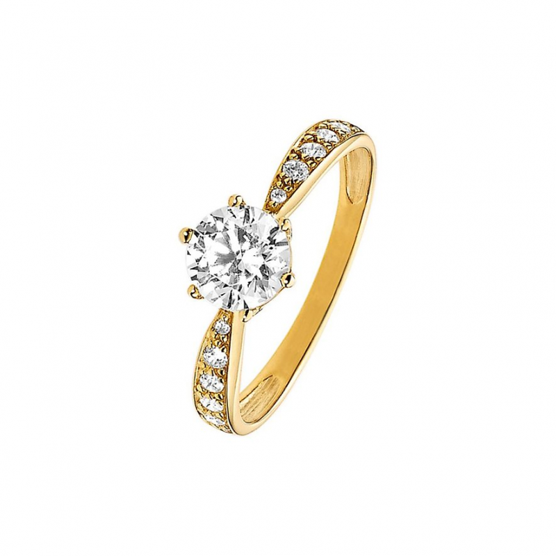 Valeria Damenring 89208615 375er Gelbgold – Bild 1 von 3