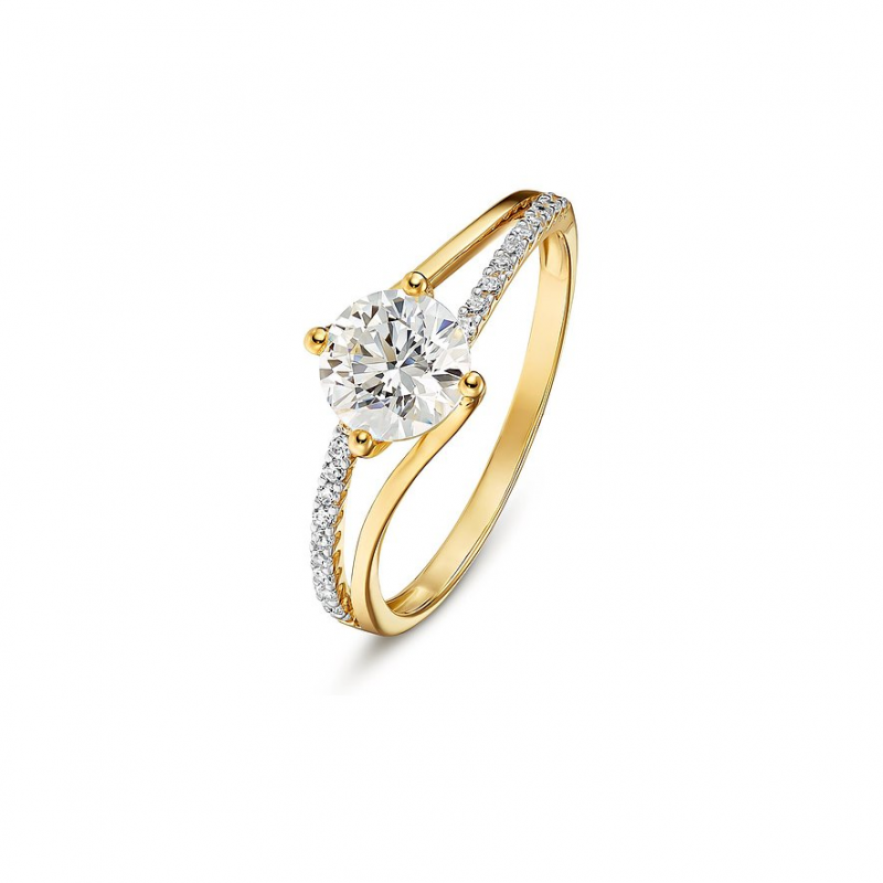 Valeria Damenring 89208352 375er Gelbgold – Bild 1 von 2