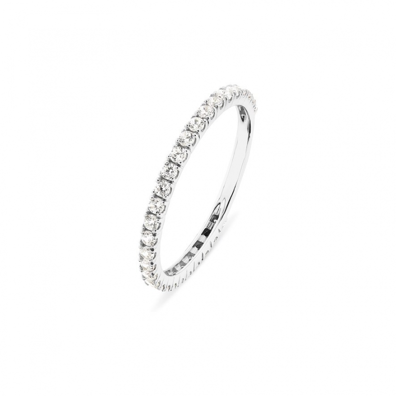 Valeria Damenring 89208597 375er Weißgold – Bild 1 von 3