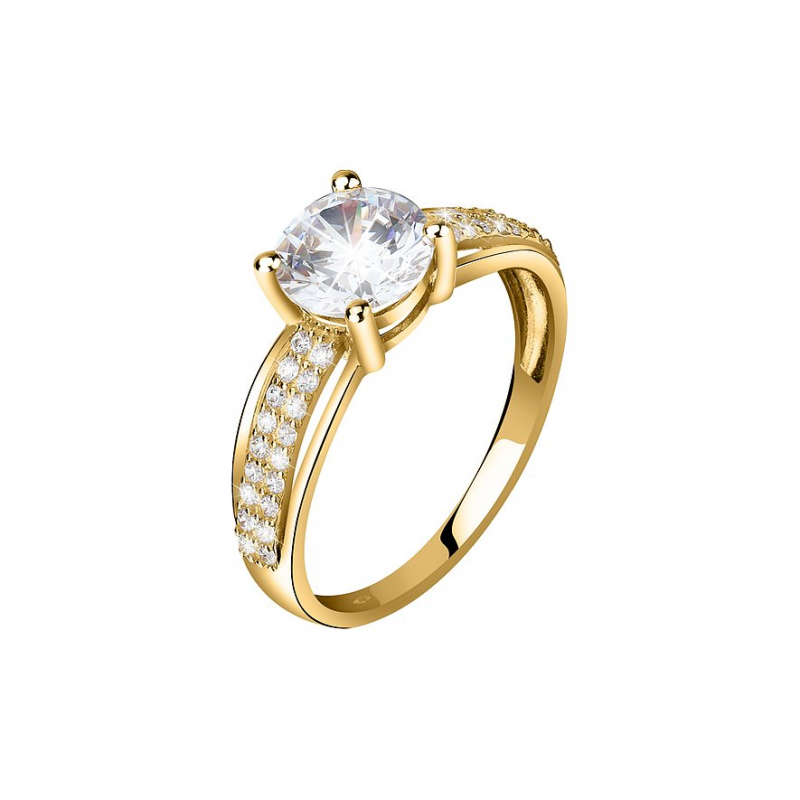 Valeria Damenring 89208472 375er Gelbgold