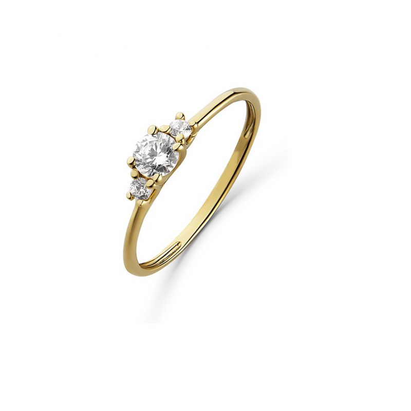 Valeria Damenring 89208274 375er Gelbgold
