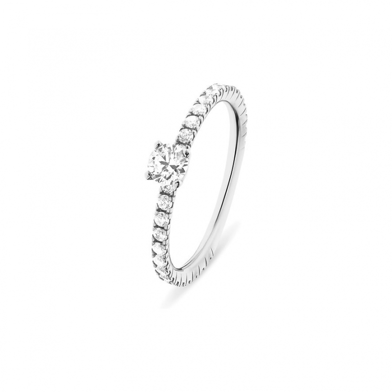 Valeria Damenring 89208589 375er Weißgold – Bild 1 von 3