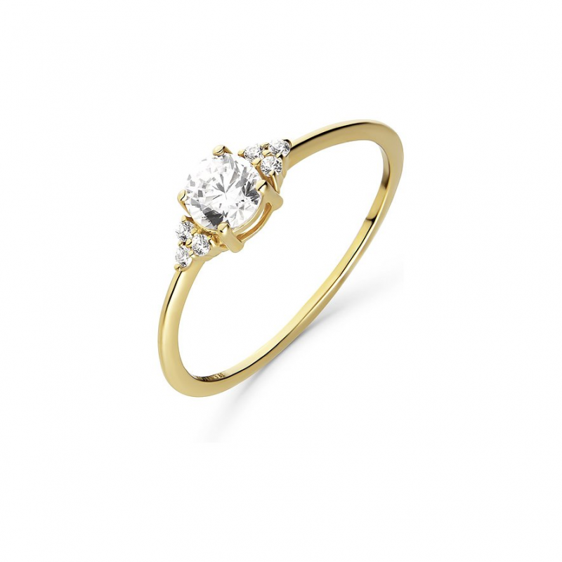 Valeria Damenring 89208465 375er Gelbgold