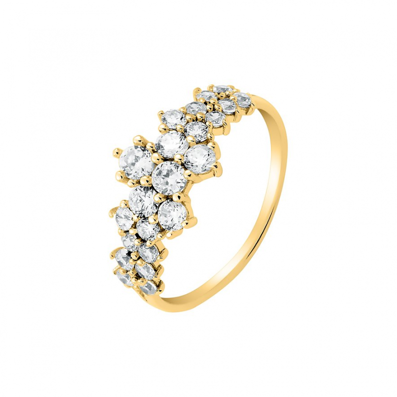 Valeria Damenring 89208262 375er Gelbgold