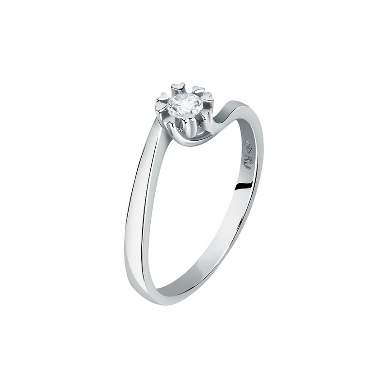 Valeria Damenring 89209313 585er Weißgold – Bild 1 von 3