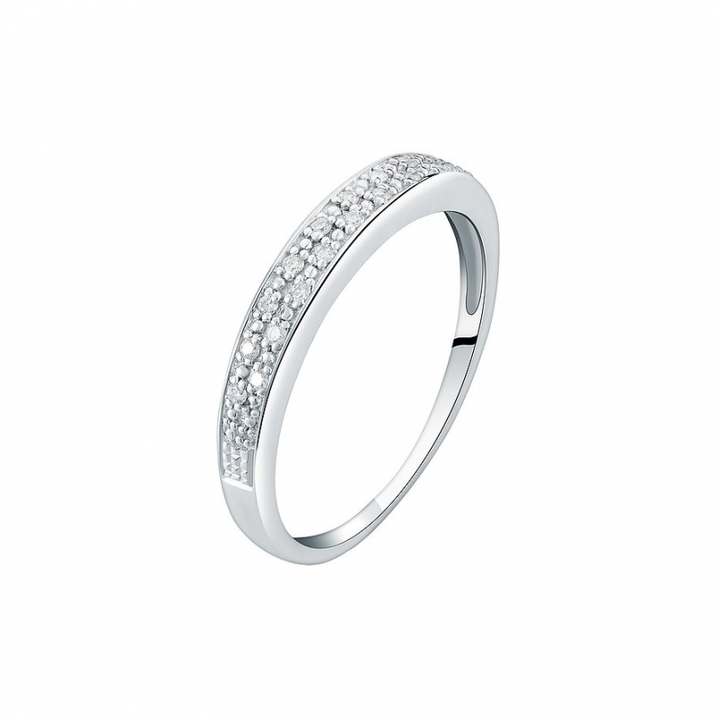 Valeria Damenring 89209307 585er Weißgold – Bild 1 von 3