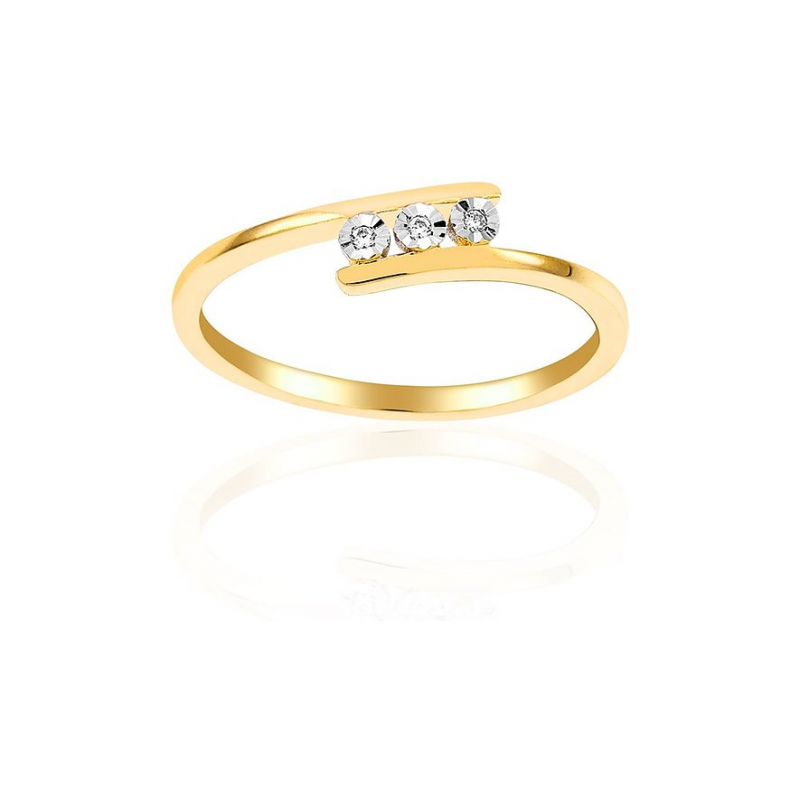 Valeria Damenring 89209529 375er Gelbgold