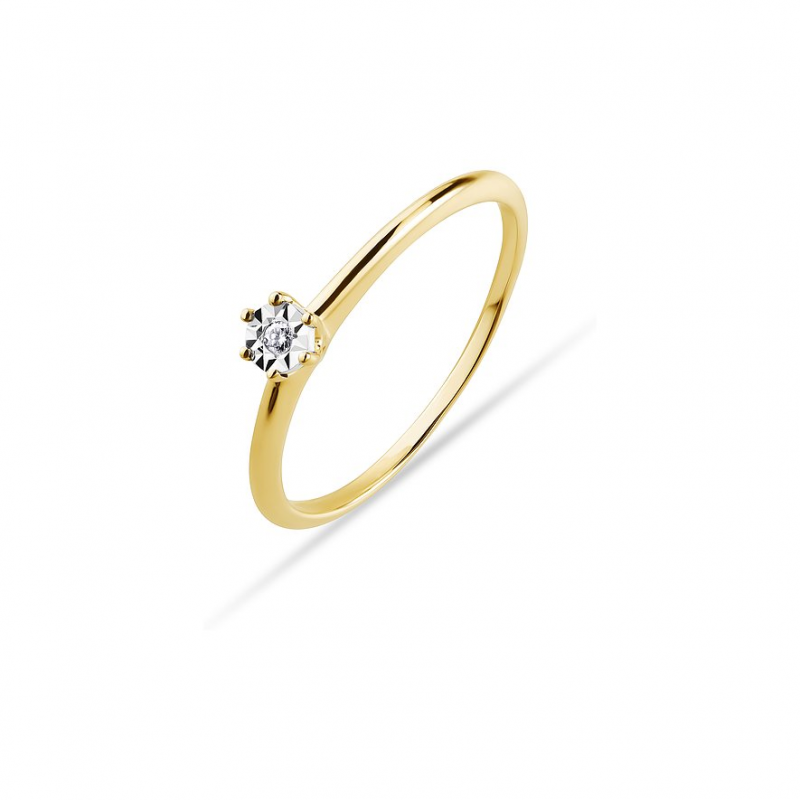 Valeria Damenring 89209523 375er Gelbgold