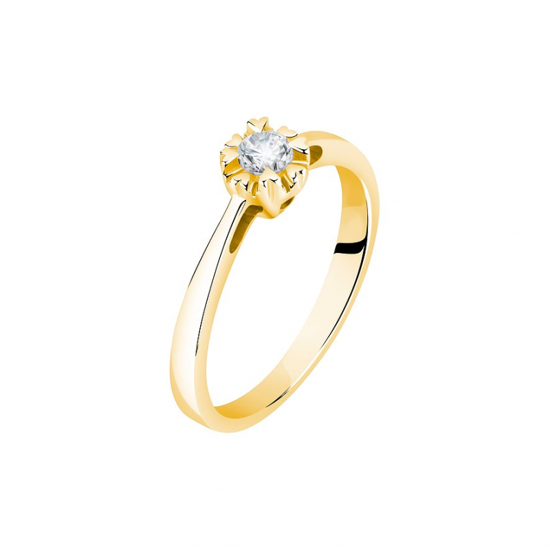 Valeria Damenring Lab Grown CHRIST 89211739 585er Gelbgold