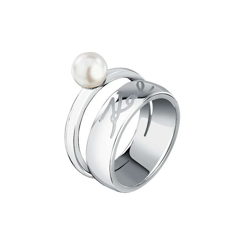 Karl Lagerfeld Damenring Pearl KLAYR11016 Edelstahl – Bild 1 von 3