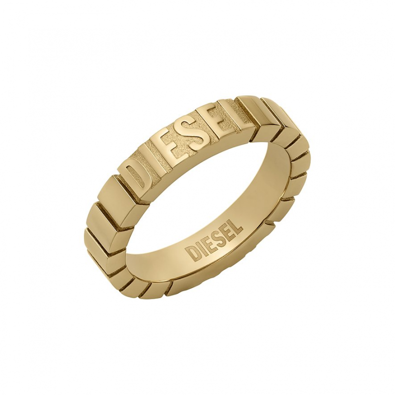 Diesel Damenring Diesel Font DX1613710 Edelstahl – Bild 1 von 2