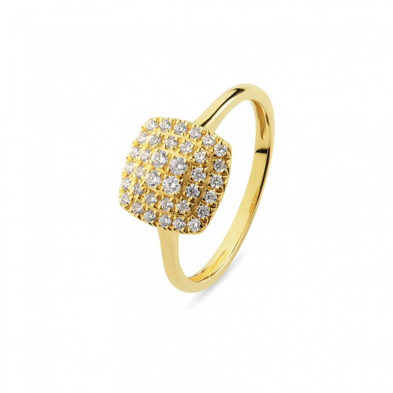Valeria Damenring 89215960 585er Gelbgold