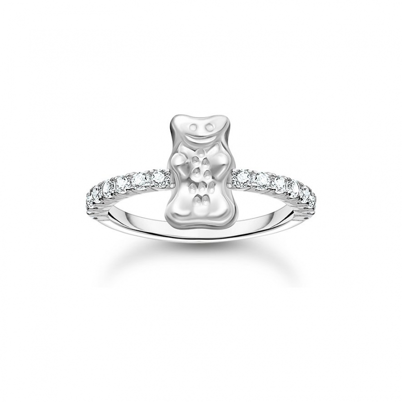 Thomas Sabo Damenring Charming TR2504-051-14-52 925er Silber – Bild 1 von 2