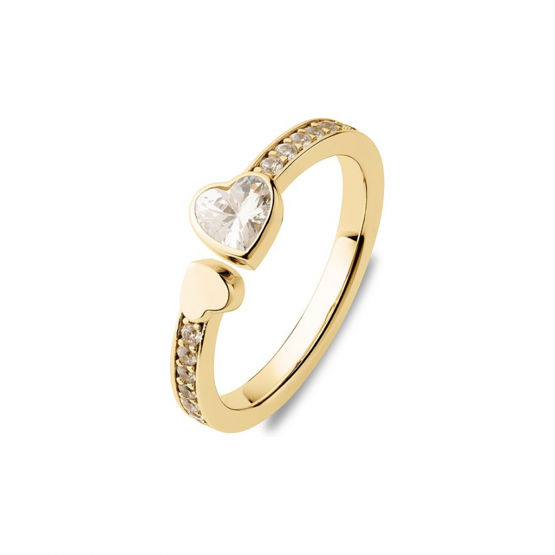 JETTE Damenring DIAMOND 89217396 925er Silber, recycelt