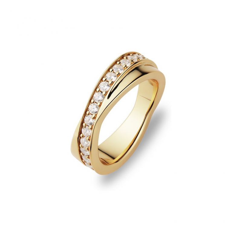 JETTE Damenring WRAPPED 89217427 925er Silber, recycelt