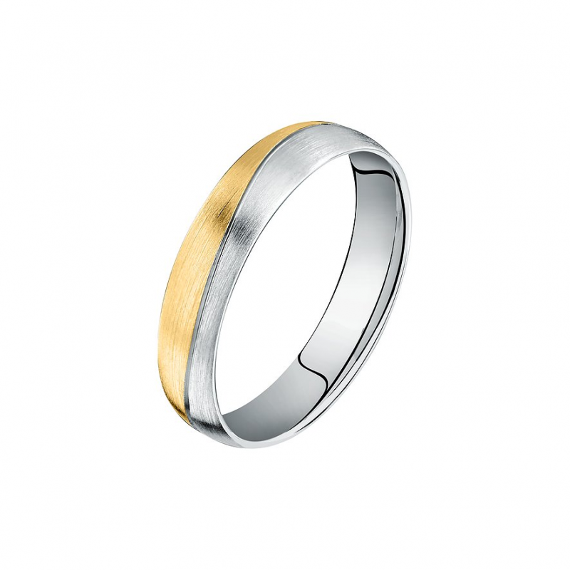 Valeria Herrenring 89217787 375er Weißgold, 375er Gelbgold – Bild 1 von 3