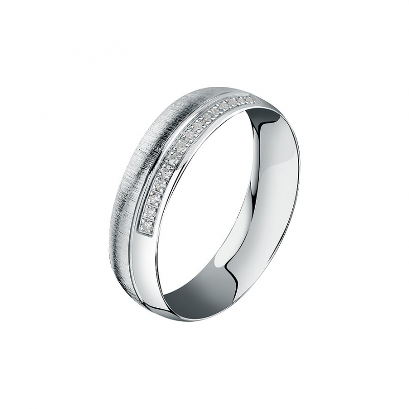Valeria Damenring 89217778 375er Weißgold – Bild 1 von 3
