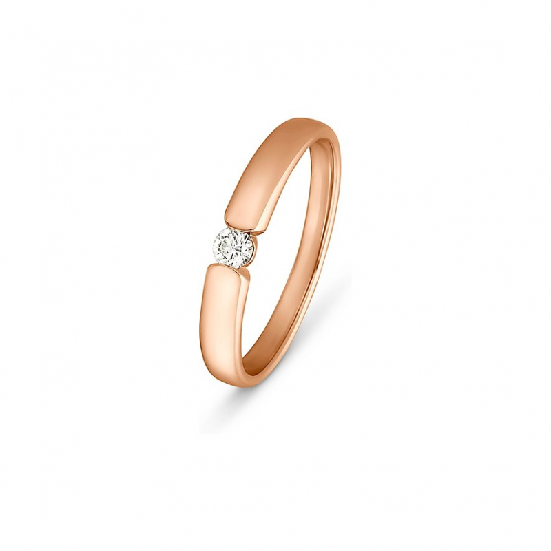 Valeria Damenring 89218616 585er Roségold – Bild 1 von 2