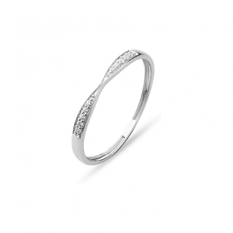 Valeria Damenring 89219457 375er Weißgold