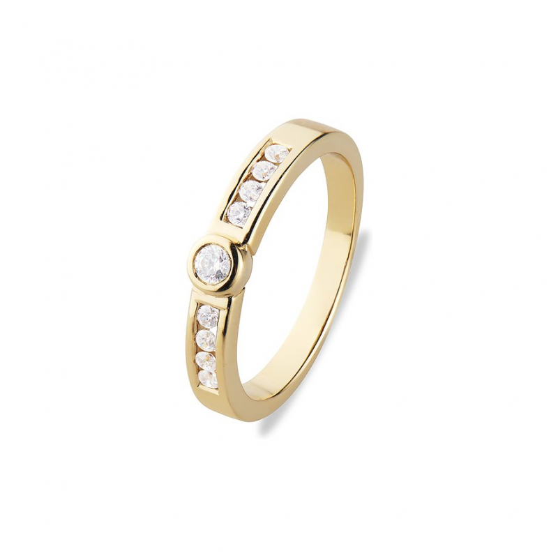 Valeria Damenring 89220121 585er Gelbgold