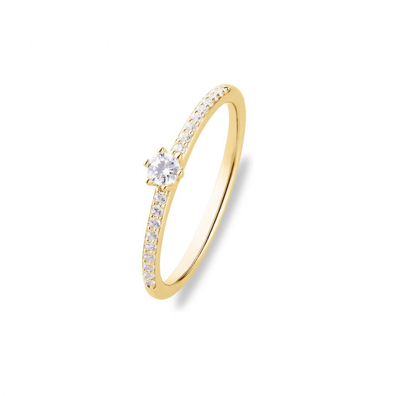 Valeria Damenring 89220119 585er Gelbgold