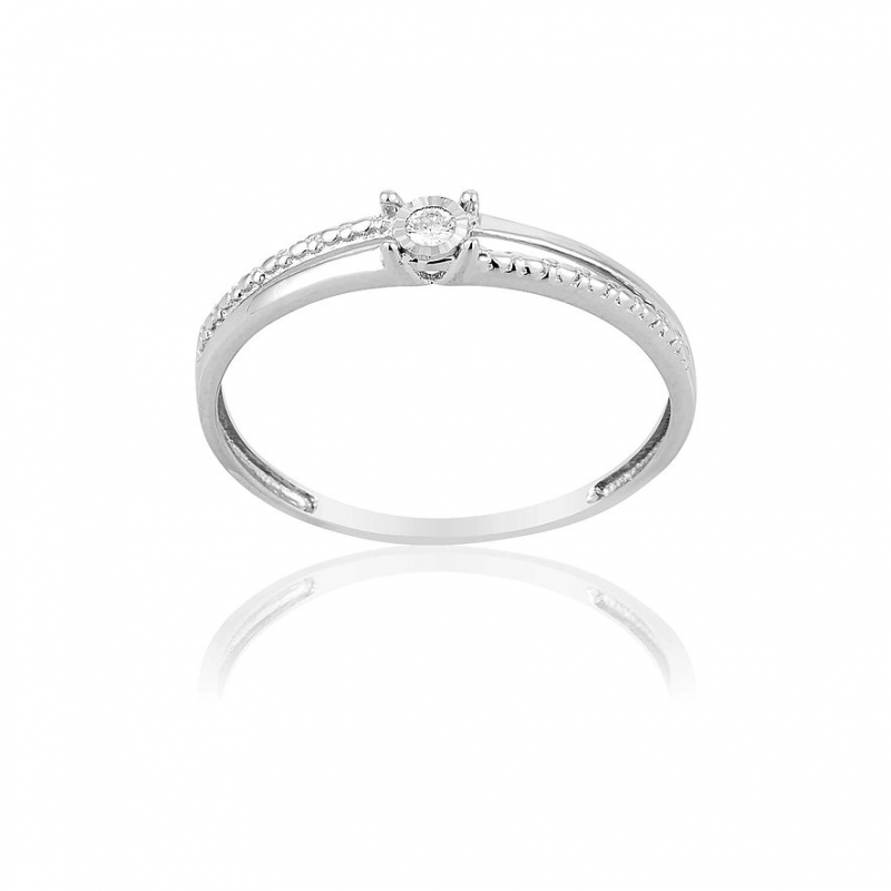 Valeria Damenring 89210618 585er Weißgold – Bild 1 von 3